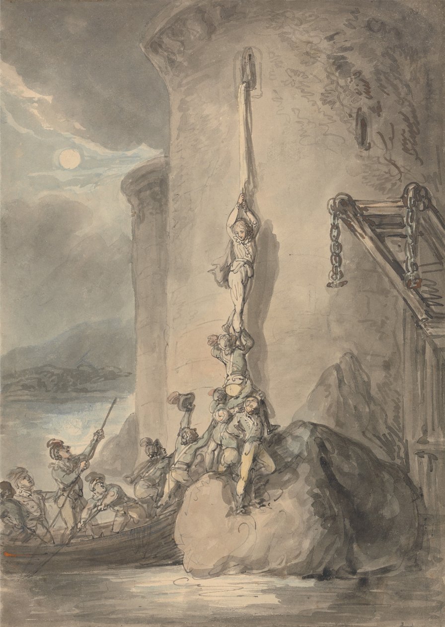 Una aventura militar de Thomas Rowlandson