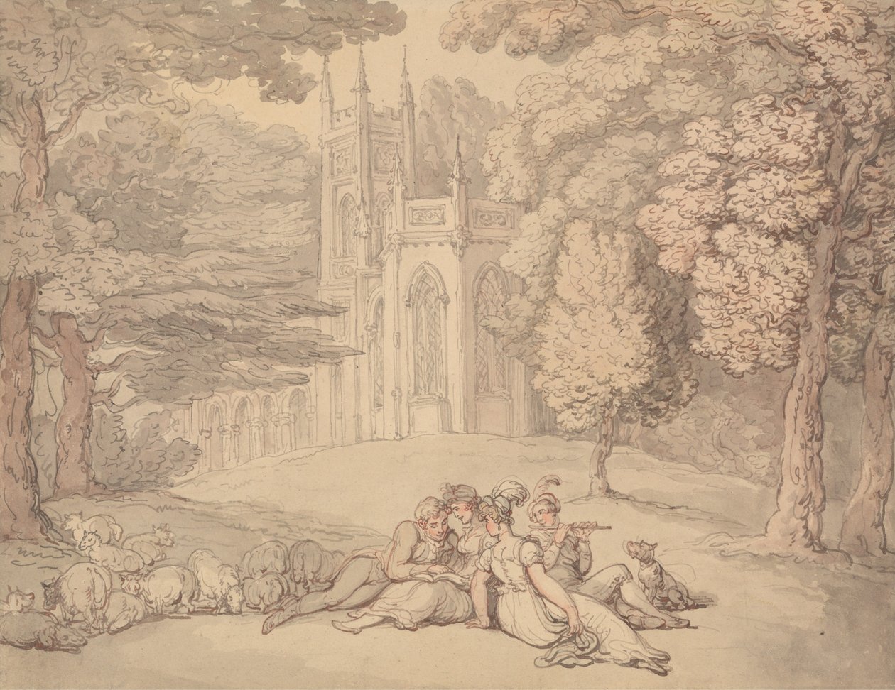 Un idilio veraniego de Thomas Rowlandson