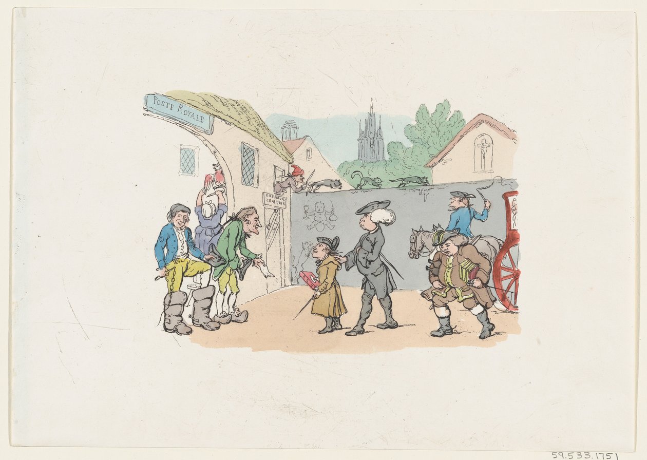 Un viaje a tierras extranjeras, 1807 de Thomas Rowlandson