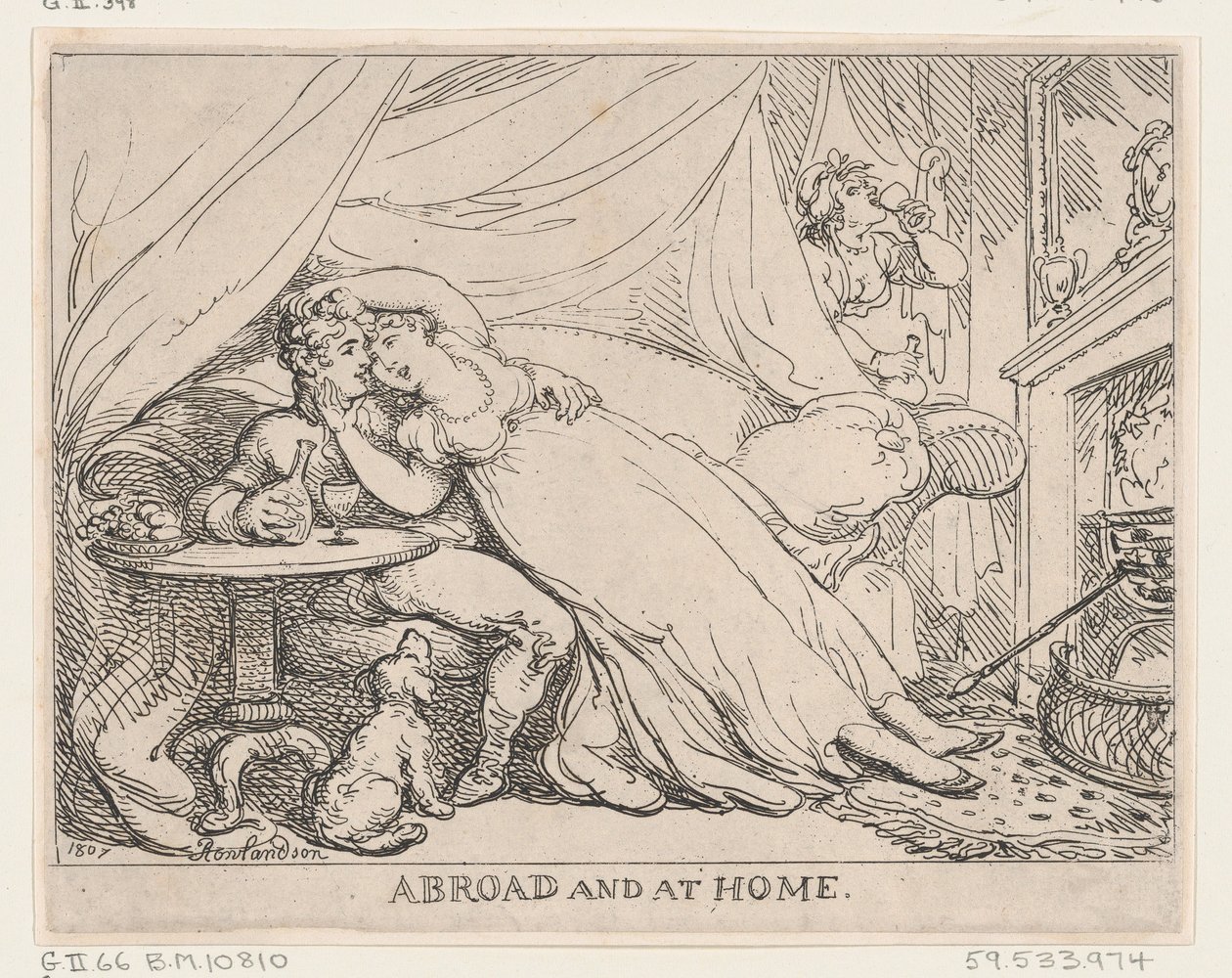 En el extranjero y en casa, 28 de febrero de 1807 de Thomas Rowlandson