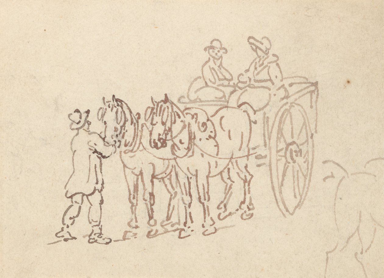 Dibujo del álbum de Thomas Rowlandson