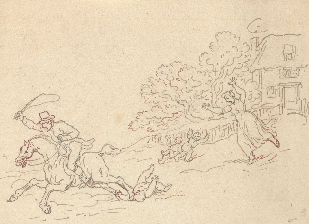 Dibujo del álbum de Thomas Rowlandson