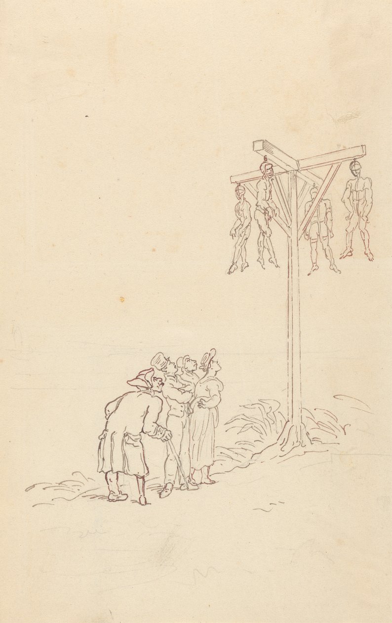 Dibujo del álbum de Thomas Rowlandson