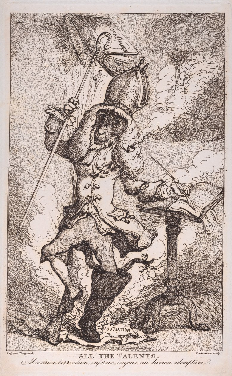 Todos los talentos, 18 de abril de 1807 de Thomas Rowlandson
