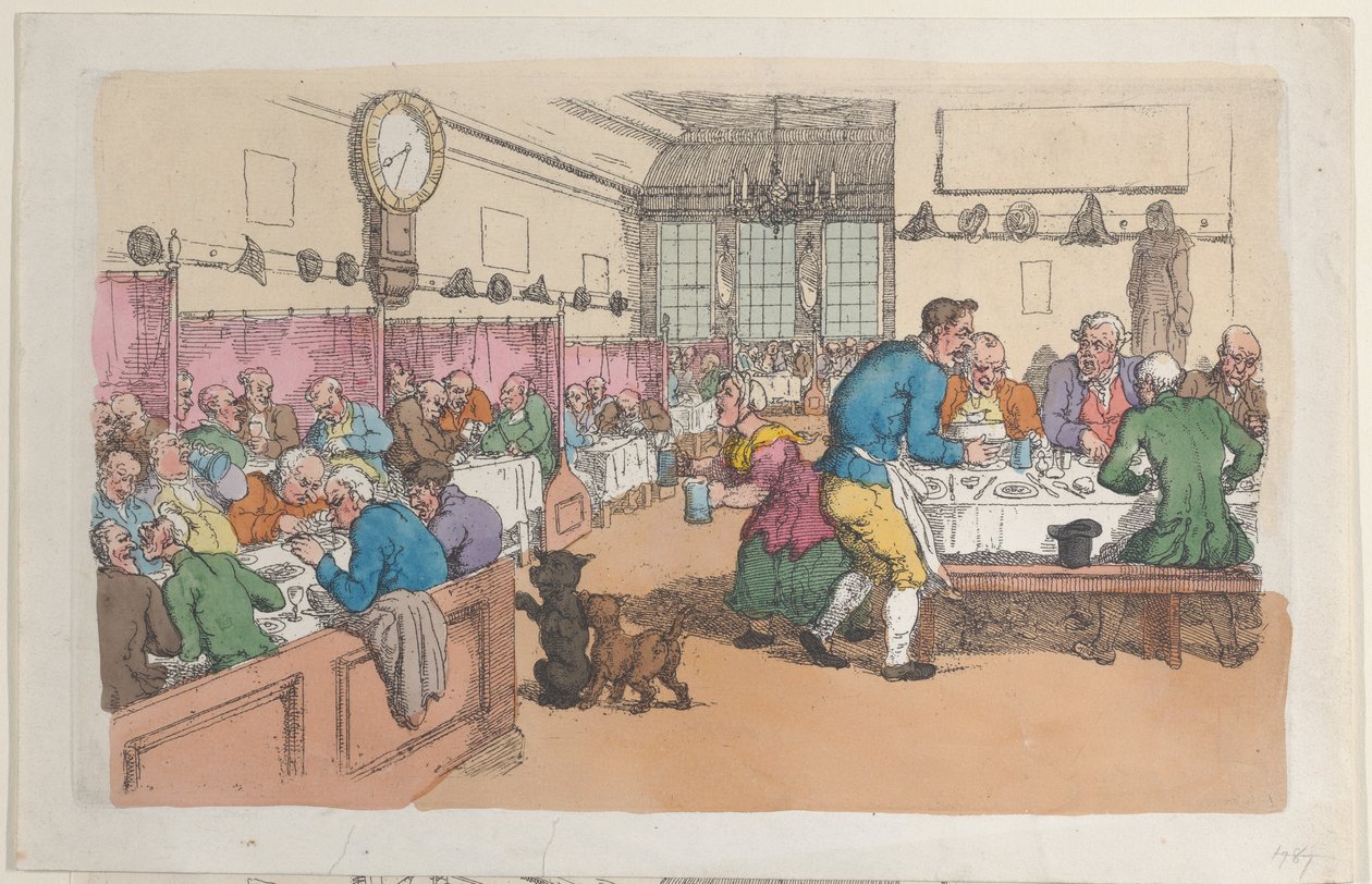 Un restaurante de Thomas Rowlandson