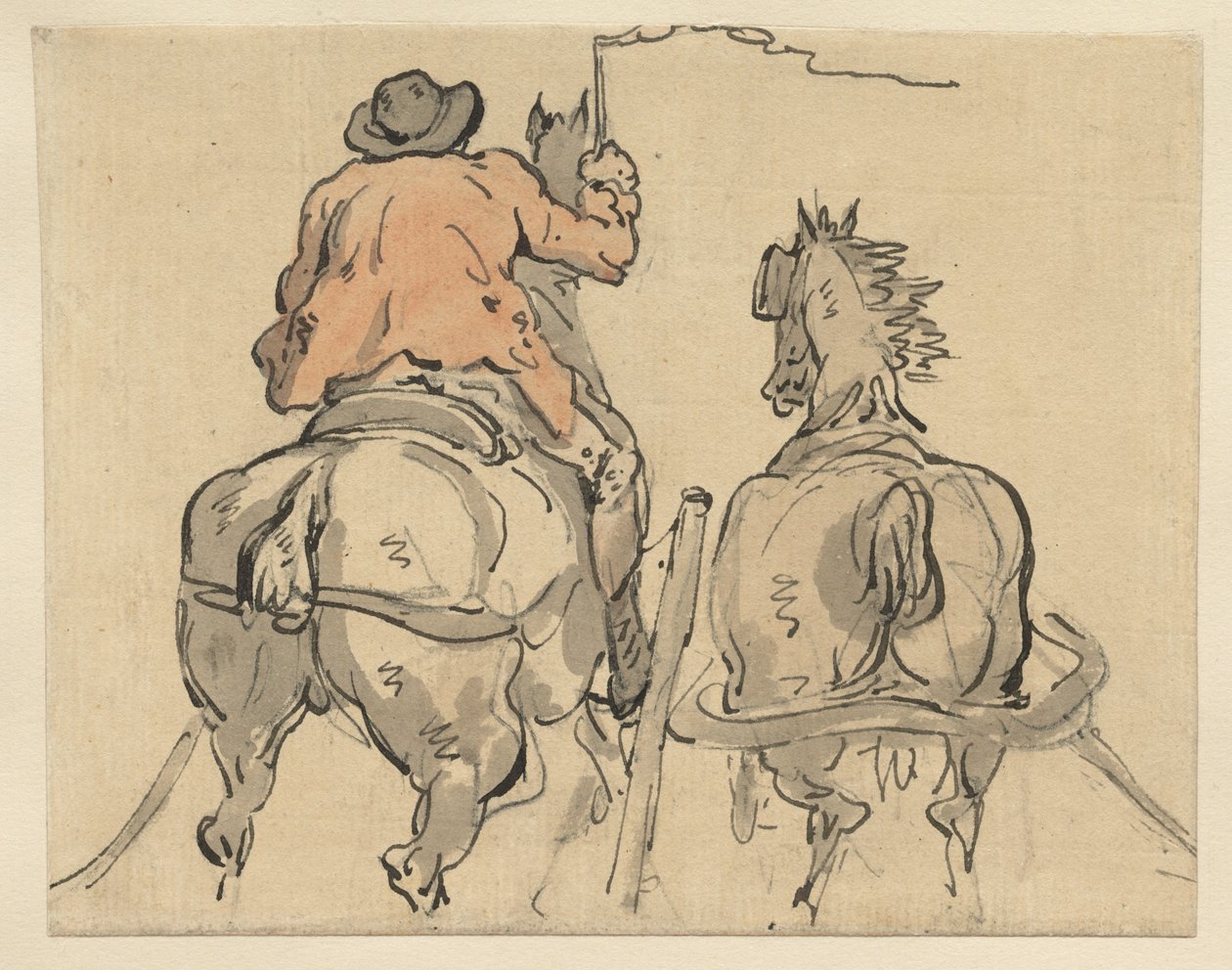 Un postillón inglés de Thomas Rowlandson