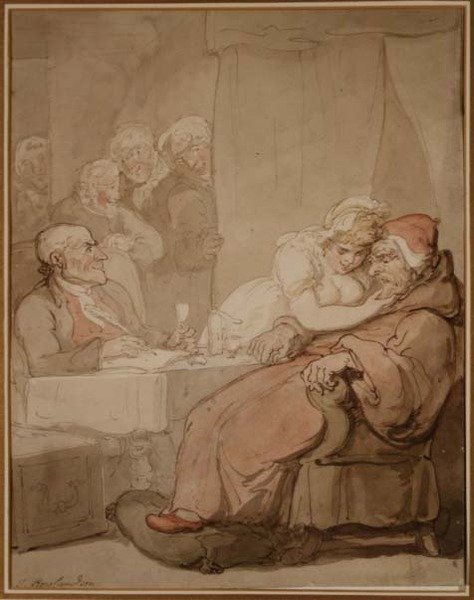 Un ojo en el testamento de Thomas Rowlandson