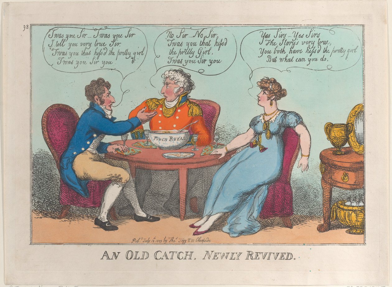 Una vieja captura, recién revivida, 18 de julio de 1809 de Thomas Rowlandson