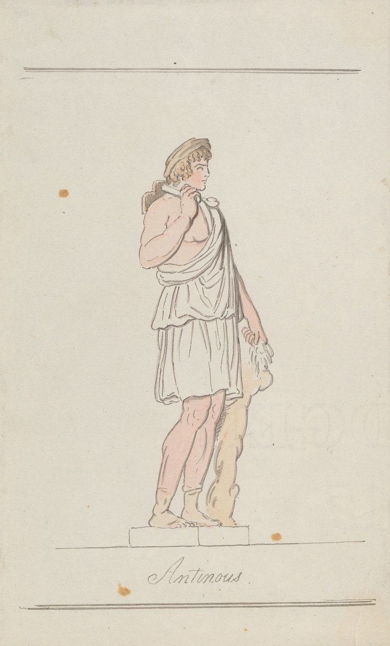 Antinoo como Aristeo de Thomas Rowlandson