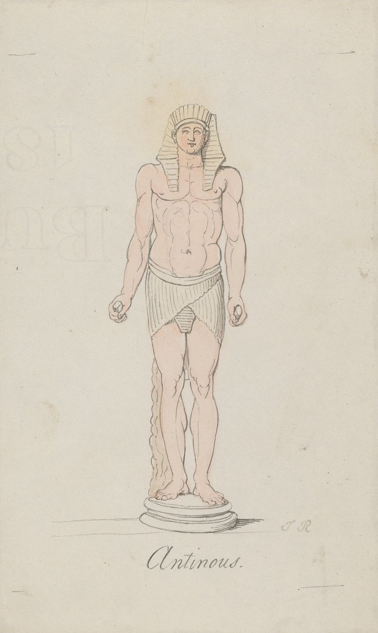 Antinoo como Osiris de Thomas Rowlandson