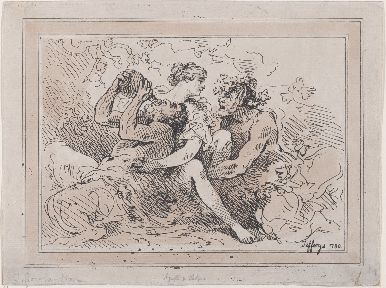 Bacantes, 1786 de Thomas Rowlandson