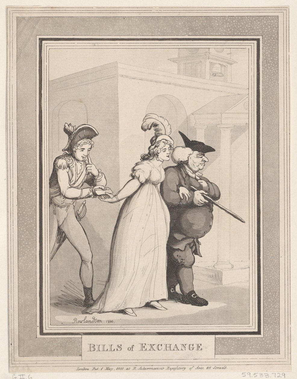 Letras de cambio, 1 de mayo de 1800 de Thomas Rowlandson