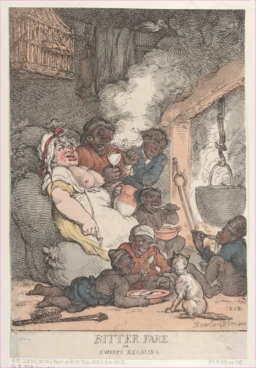 Bitter Fare o Sweeps Regaling de Thomas Rowlandson
