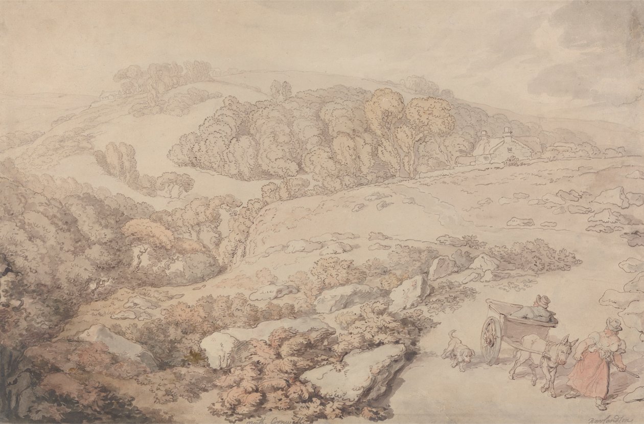 Páramo de Bodmin de Thomas Rowlandson