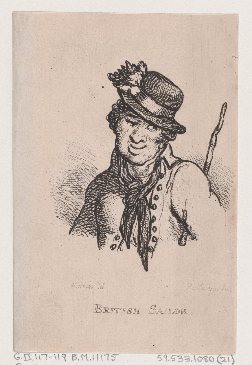 Marinero británico, abril de 1808 de Thomas Rowlandson