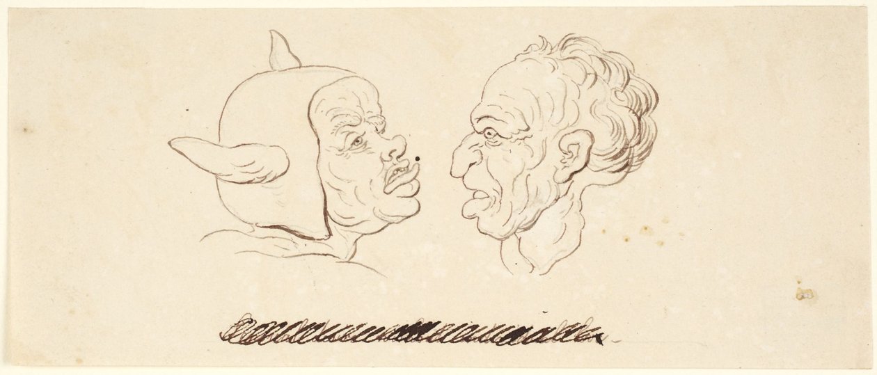 Caricaturas: Deseo sensual de Thomas Rowlandson