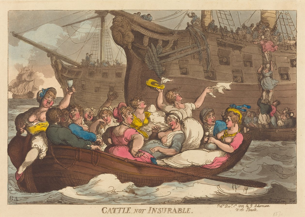 Ganado No Asegurable de Thomas Rowlandson
