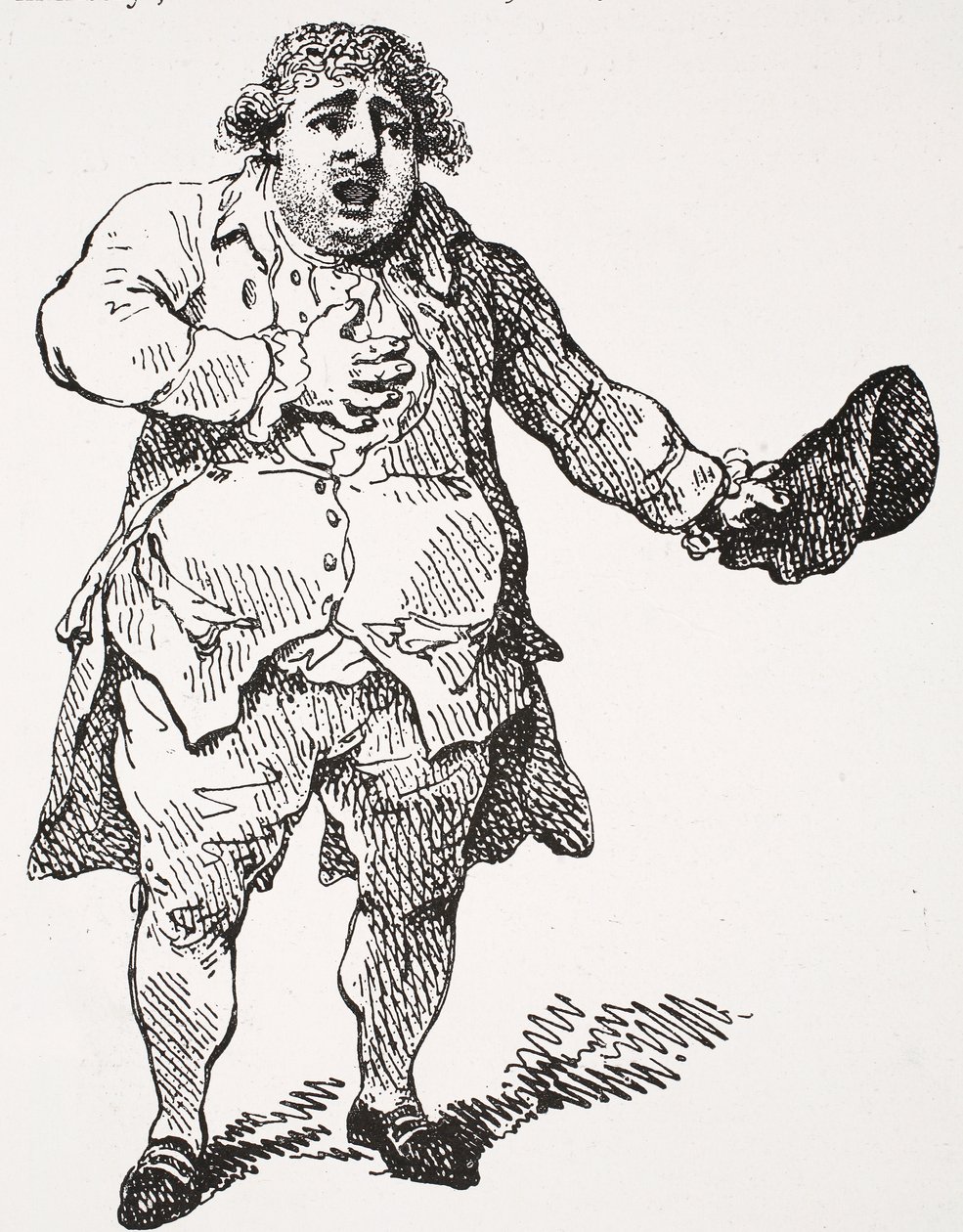 Charles James Fox como Demóstenes, ilustración de 