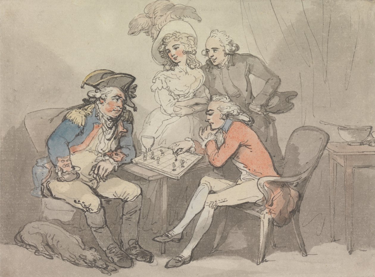 Jaque mate de Thomas Rowlandson