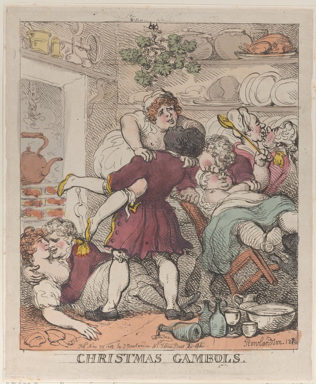 Juegos navideños, 30 de noviembre de 1812 de Thomas Rowlandson