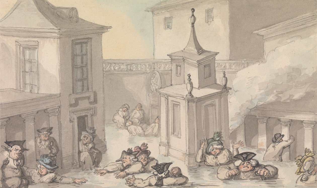 Las delicias de Bath: La ciudad de Bath de Thomas Rowlandson