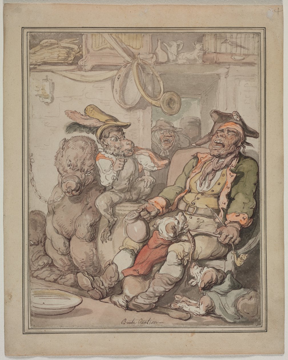 Estudio de Anatomía Comparada de Thomas Rowlandson