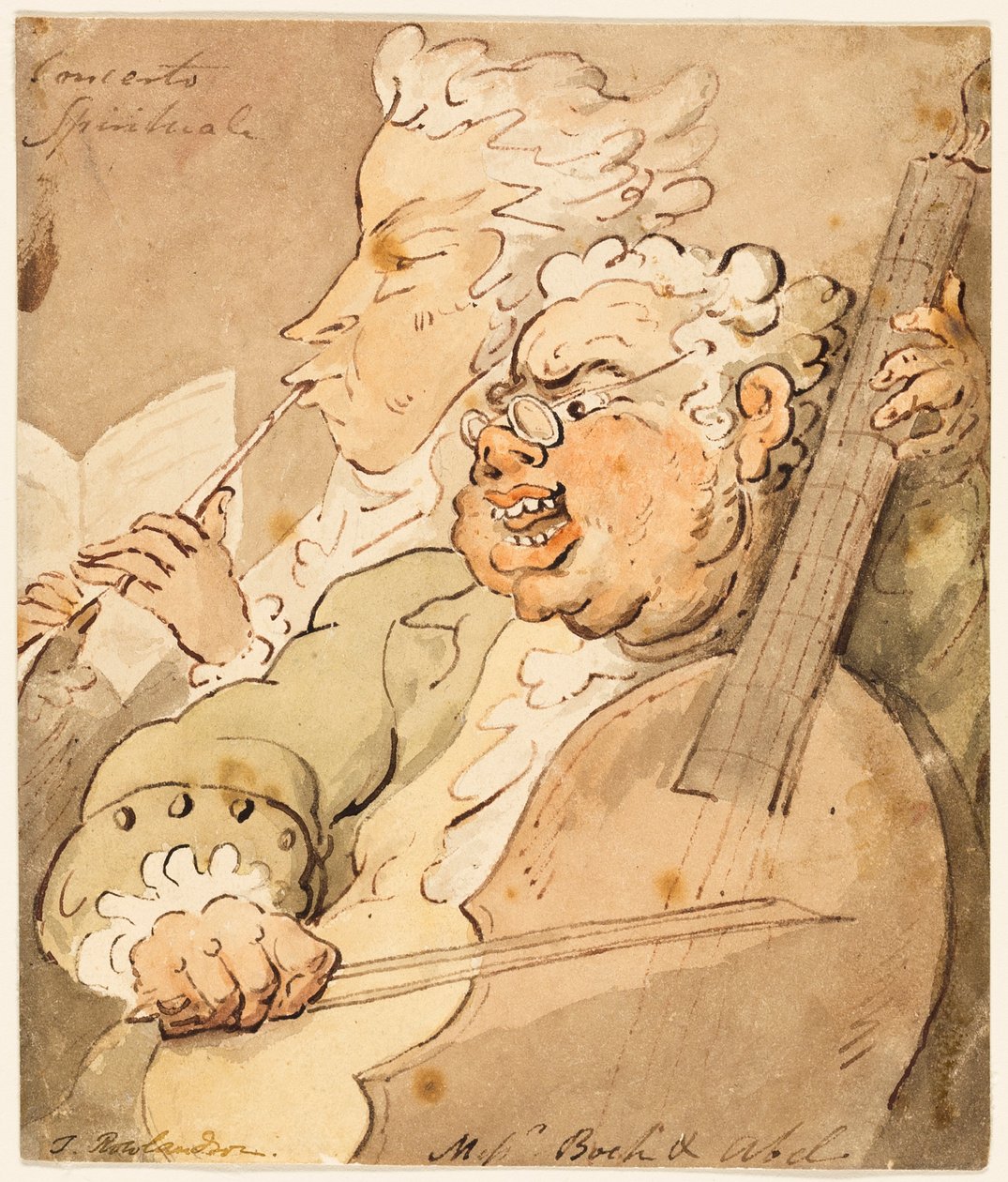 Concerto Spirituale [con] Mensajeros Boch y Abel de Thomas Rowlandson