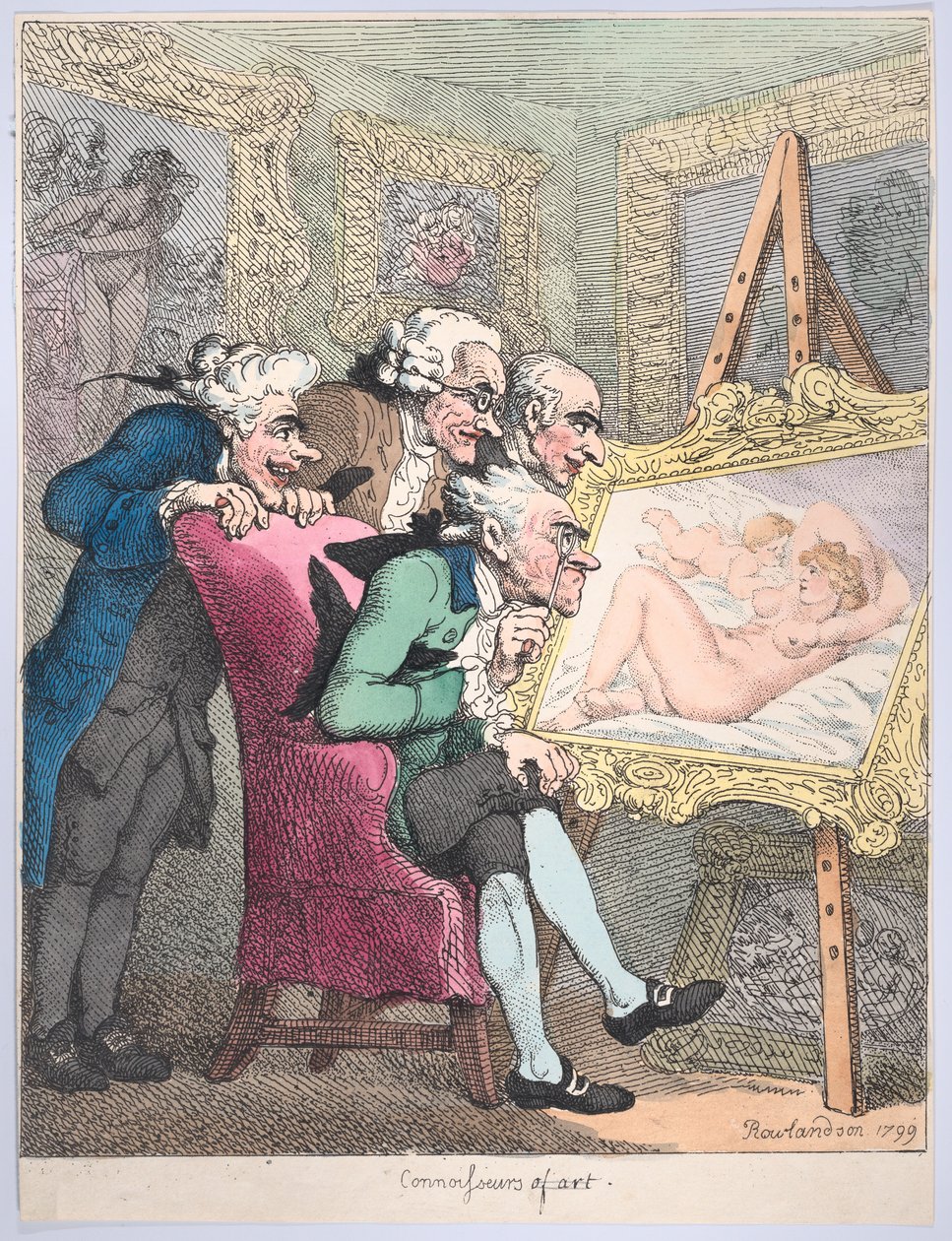 Conocedores de Thomas Rowlandson