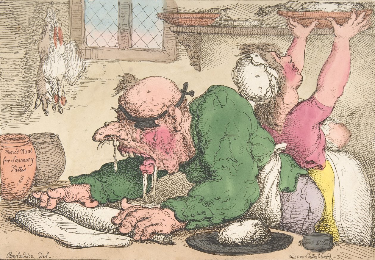 Cenas preparadas de la manera más ordenada, octubre de 1811 de Thomas Rowlandson