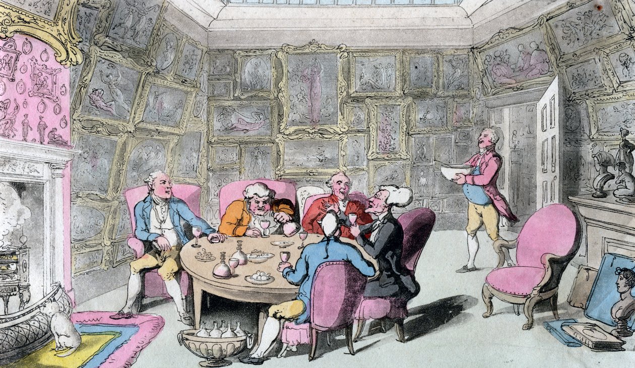 Doctor Syntax con Mi Lord de Thomas Rowlandson