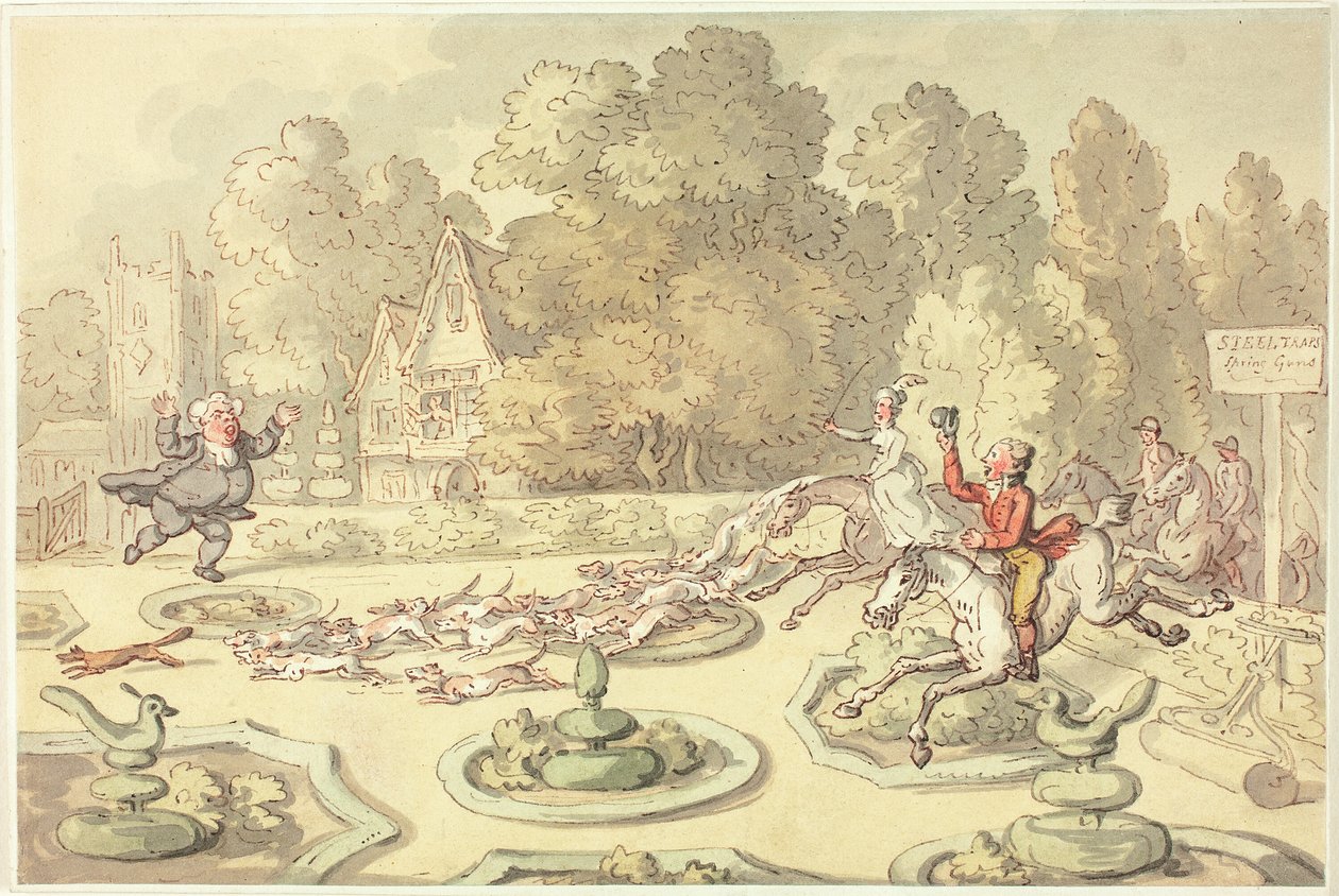 Vicario enfurecido de Thomas Rowlandson