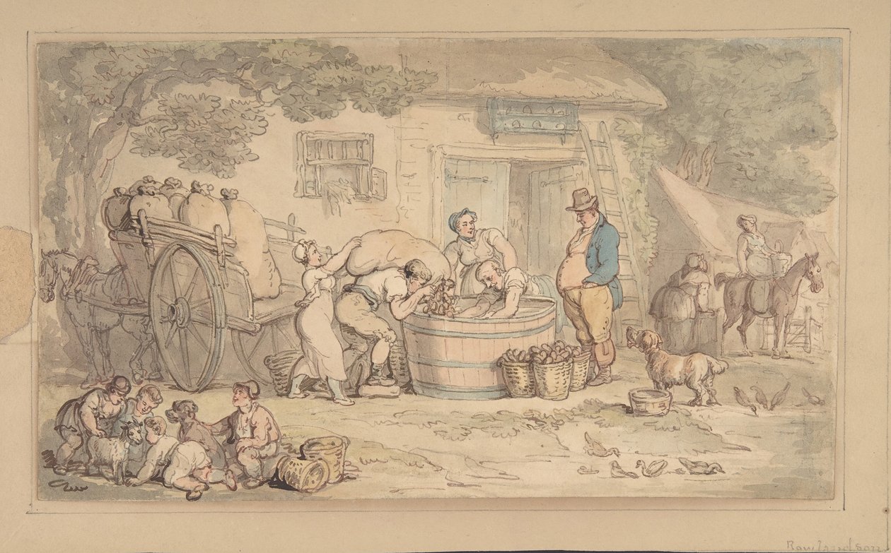 Escena de agricultura, 1780-1827 de Thomas Rowlandson