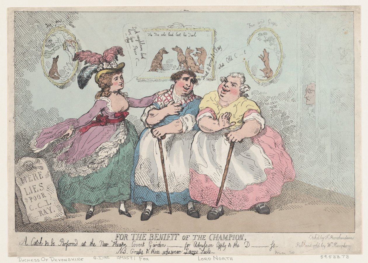 Para el beneficio del campeón, 20 de mayo de 1784 de Thomas Rowlandson