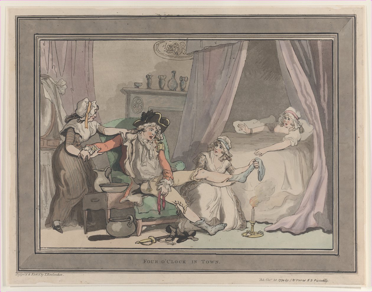 Las Cuatro en Punto en la Ciudad de Thomas Rowlandson