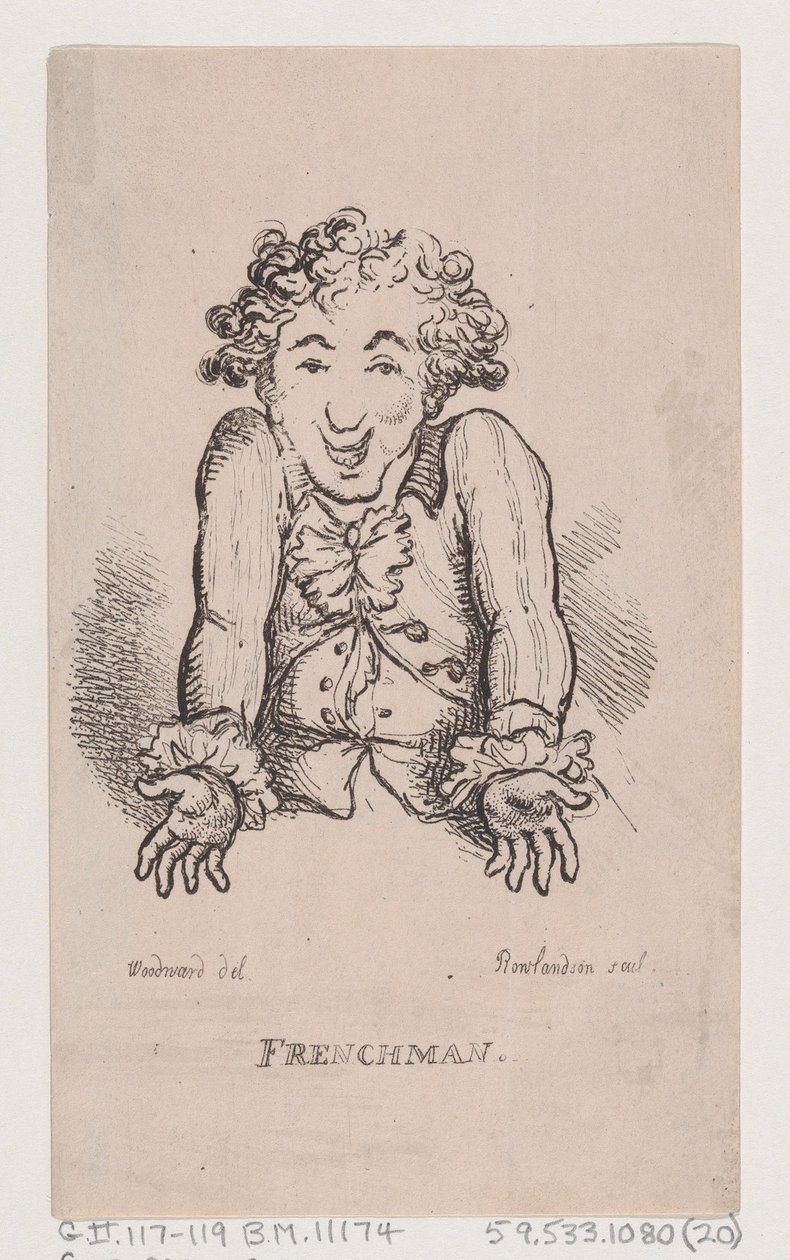 Francés, abril de 1808 de Thomas Rowlandson