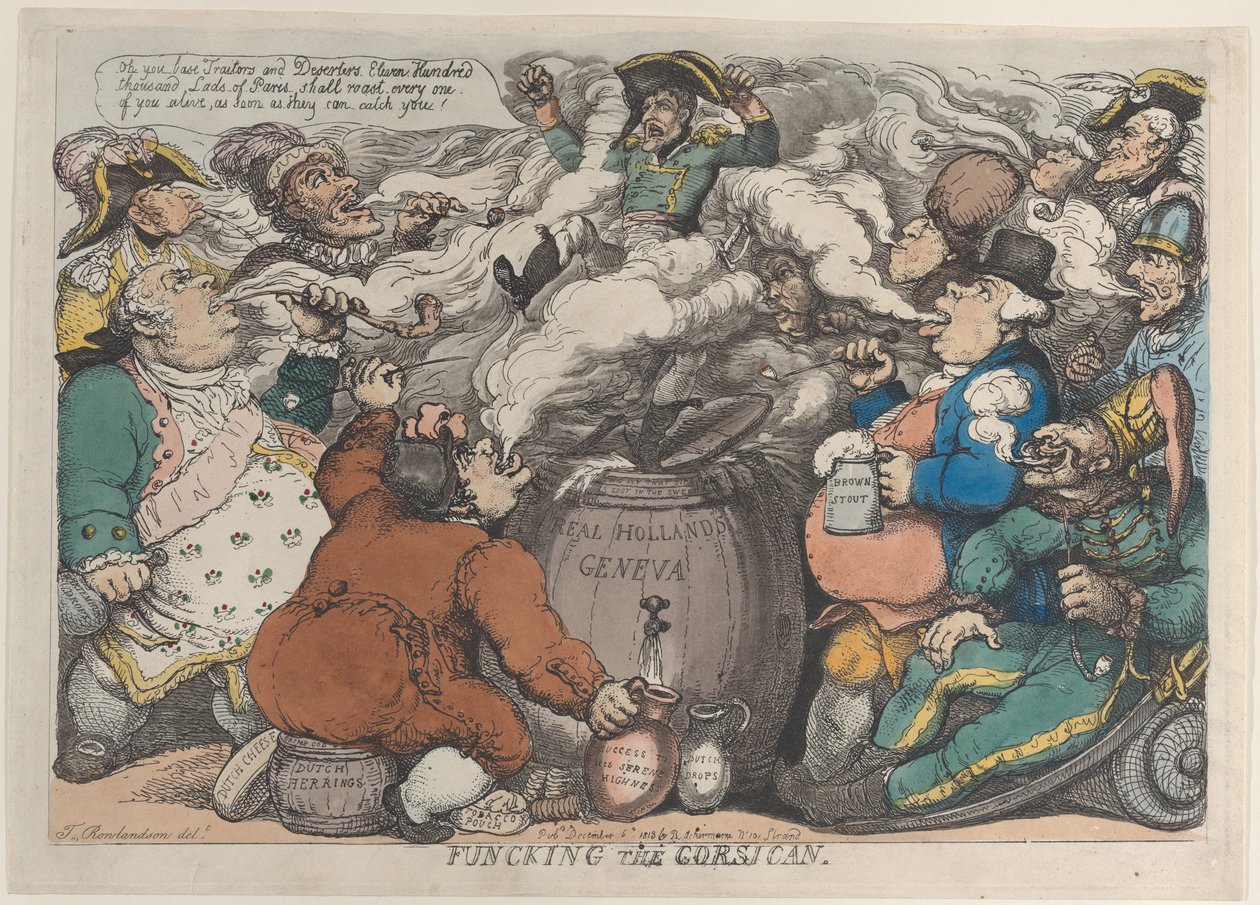 Funcking el corso de Thomas Rowlandson