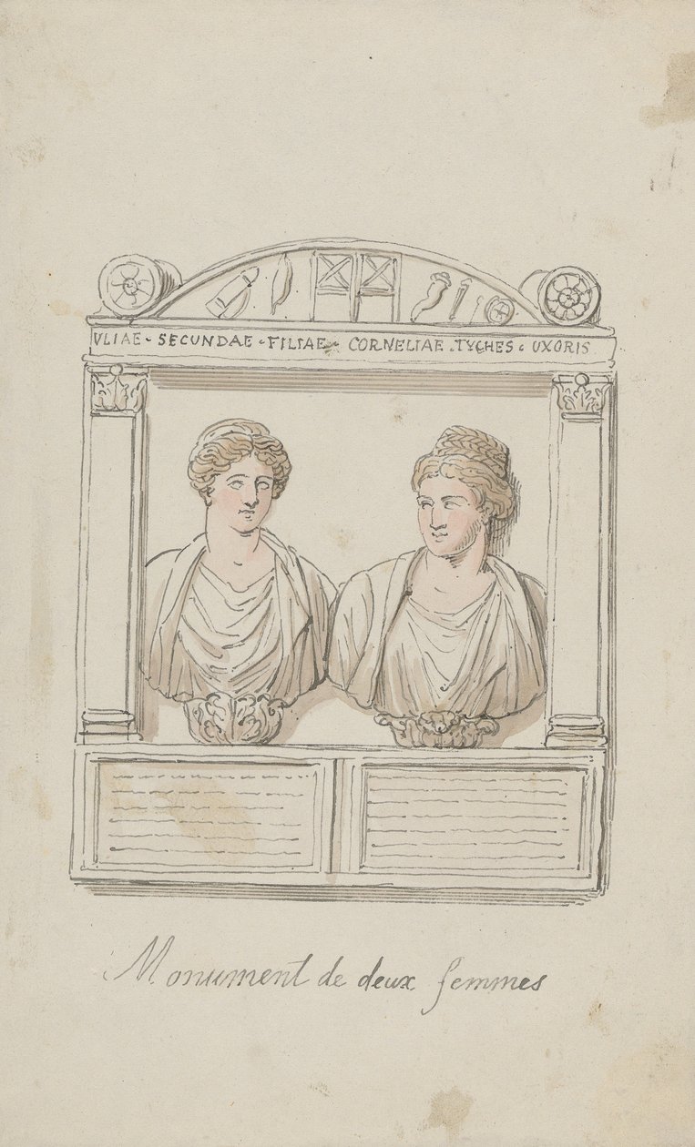 Altar fúnebre de Julia Secunda y Cornelia Tyché de Thomas Rowlandson