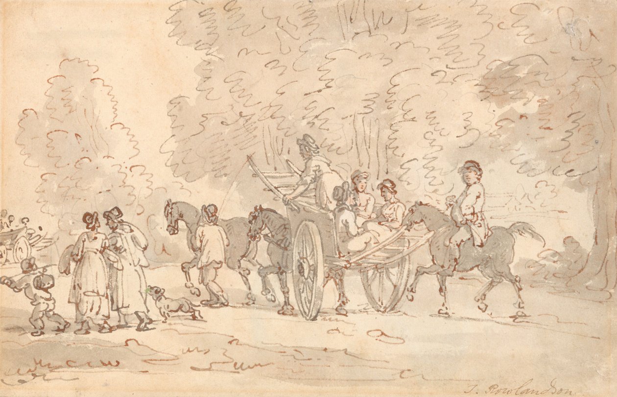 Ir al mercado de Thomas Rowlandson