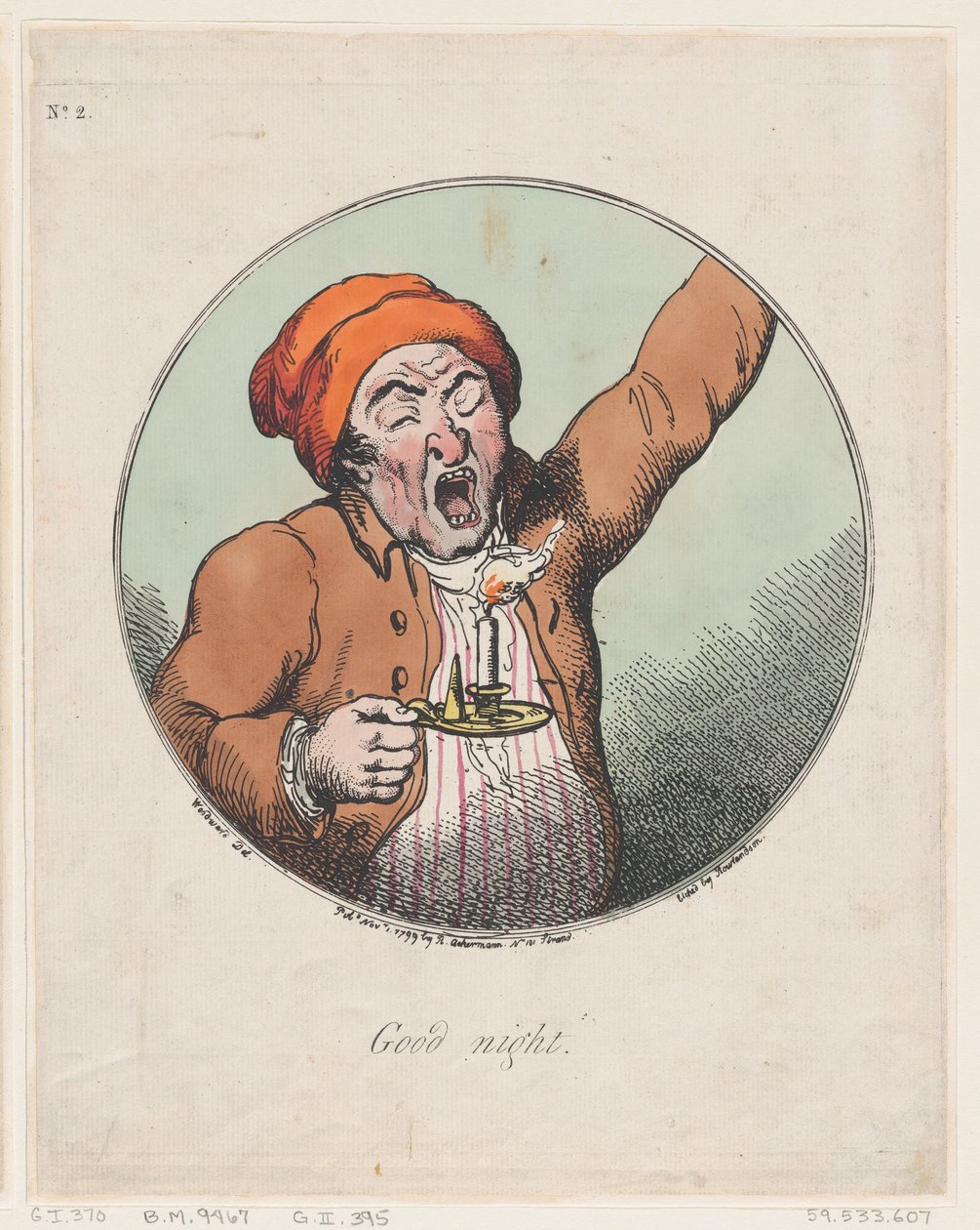 Buenas Noches, 1 de noviembre de 1799 de Thomas Rowlandson