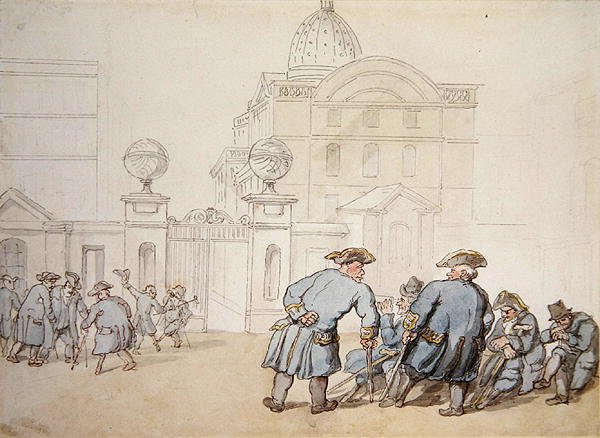 Hospital de Greenwich de Thomas Rowlandson
