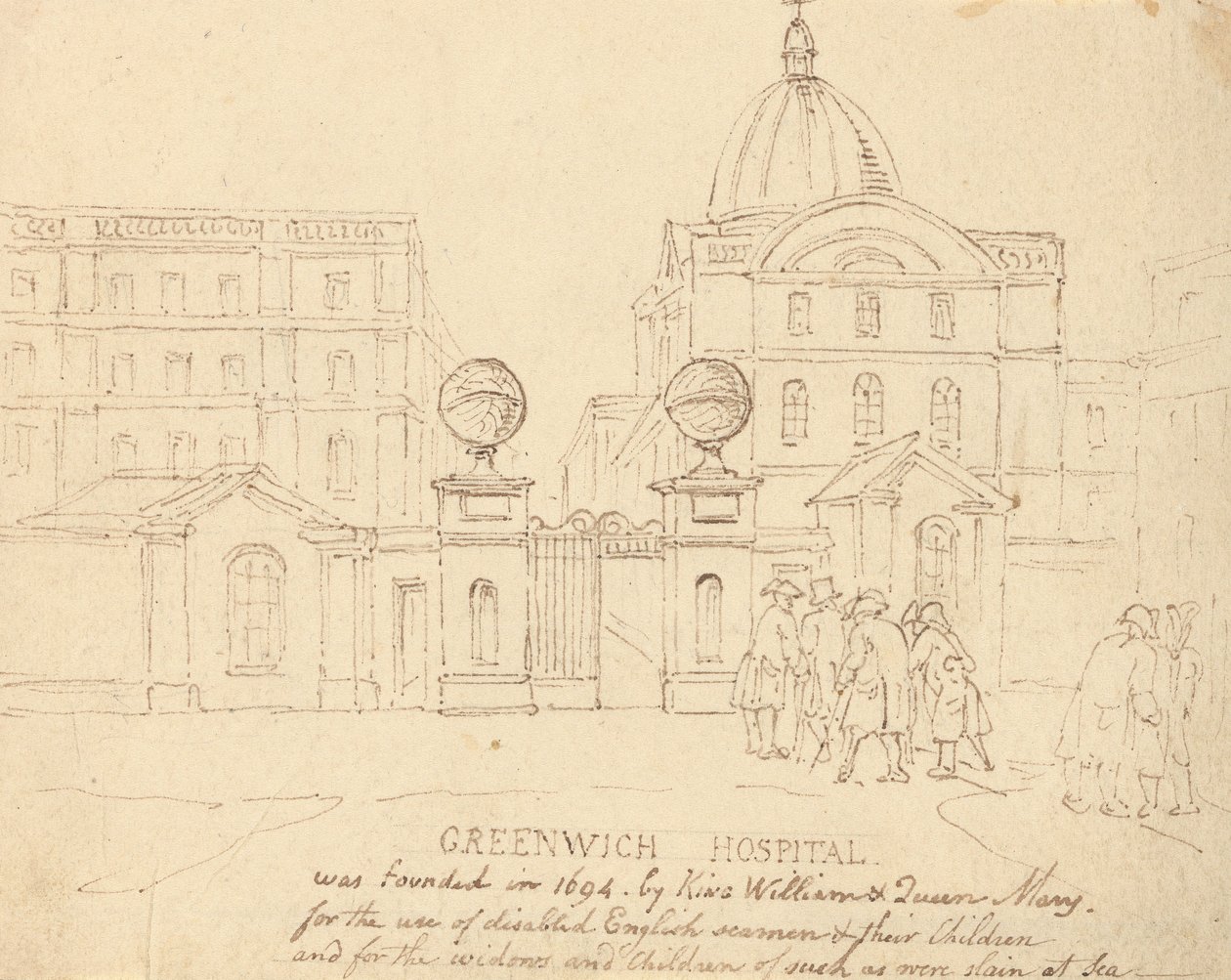 Hospital de Greenwich de Thomas Rowlandson