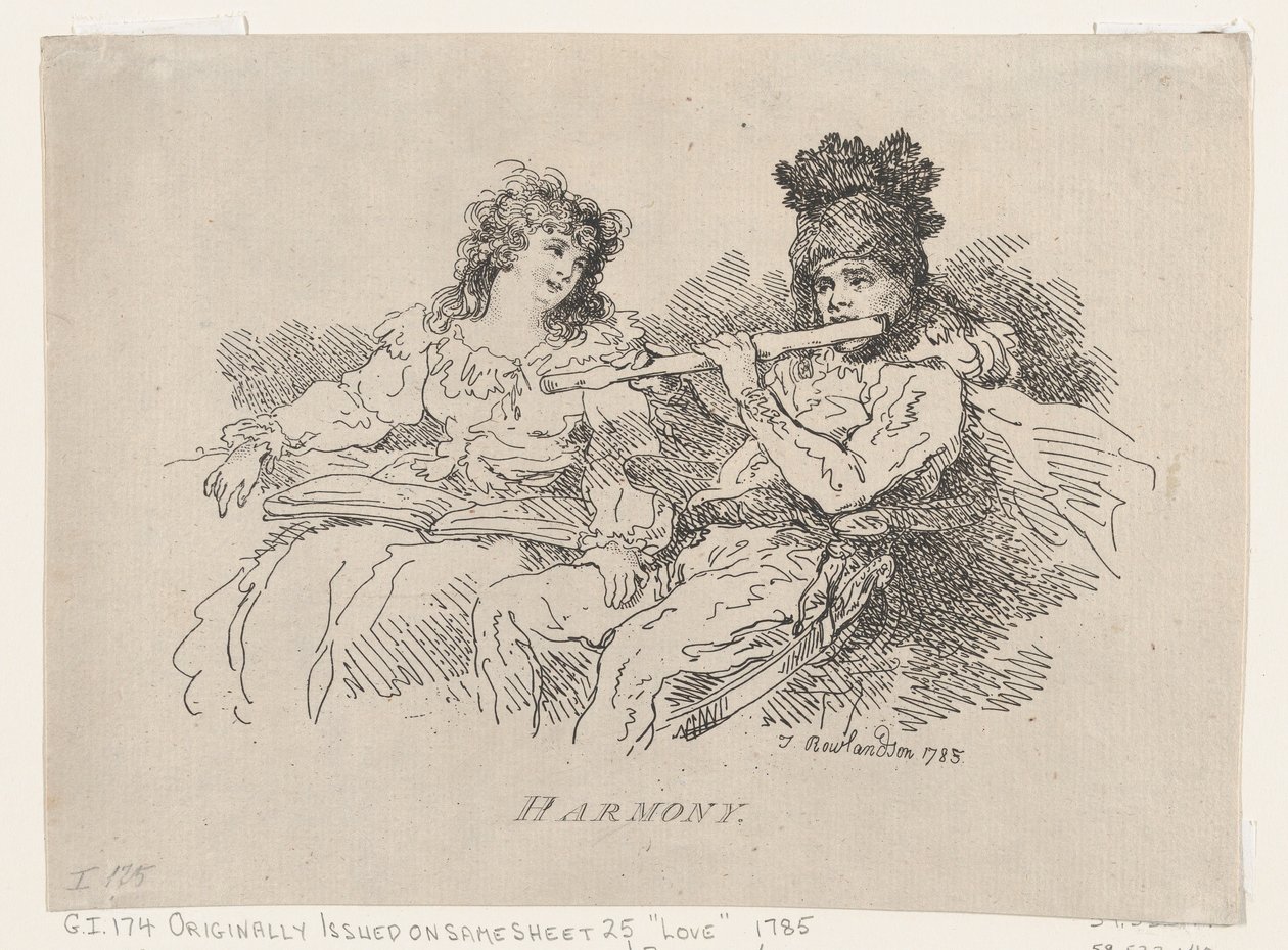 Armonía, 12 de agosto de 1785 de Thomas Rowlandson