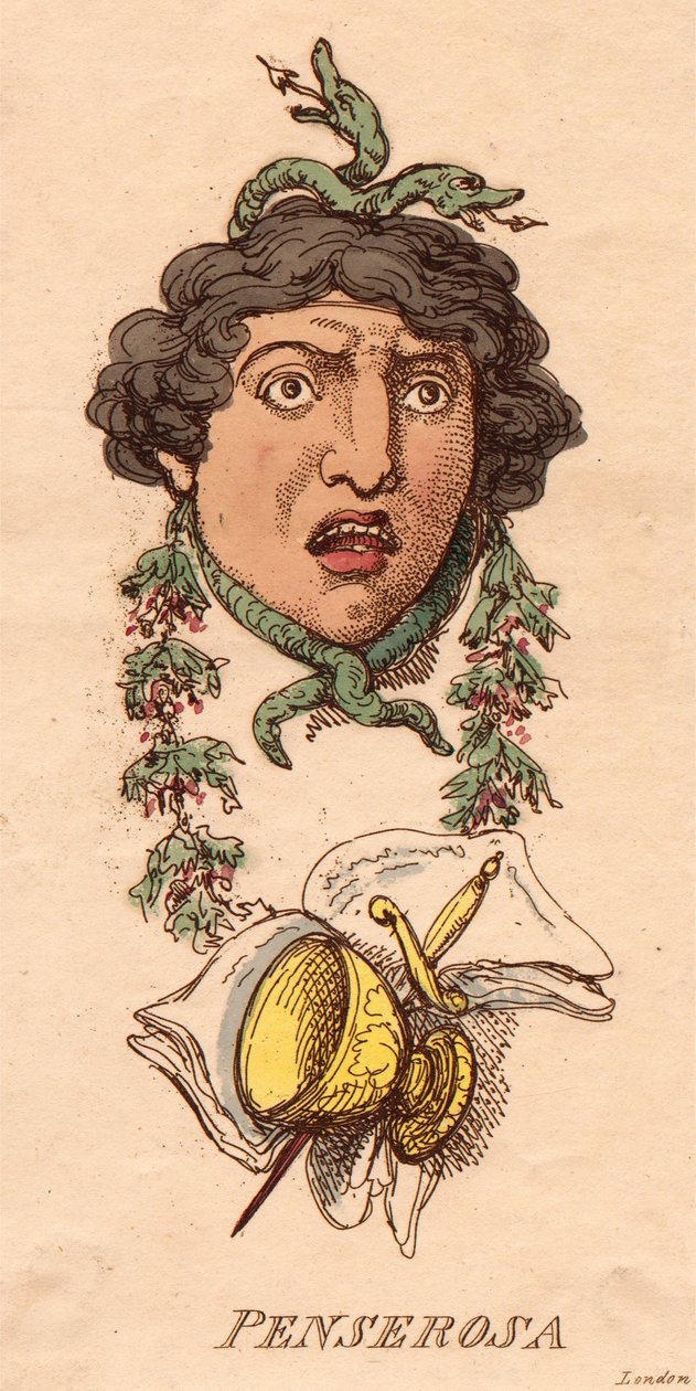 Directores: Penserosa de Thomas Rowlandson