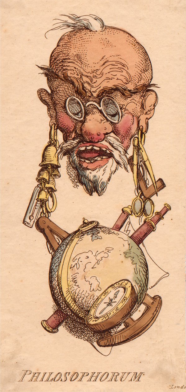 Cabezas: De los filósofos de Thomas Rowlandson