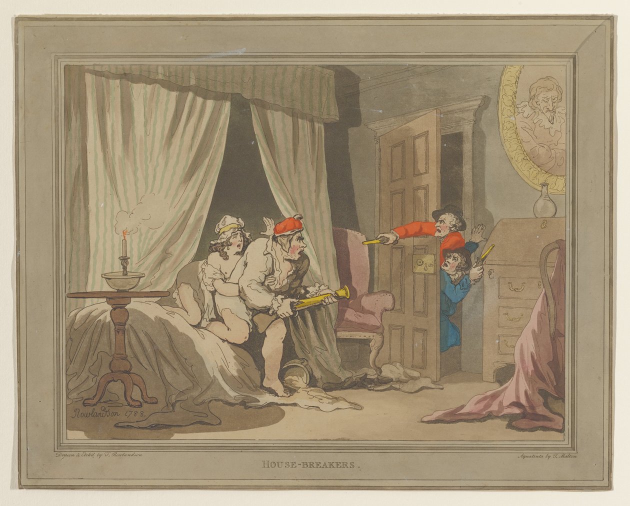 Ladrones de viviendas de Thomas Rowlandson