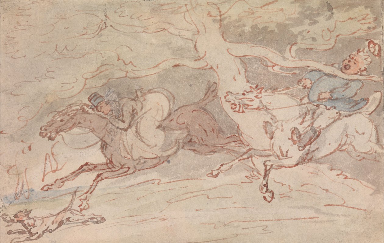 «Cómo torcerse el cuello» de Thomas Rowlandson