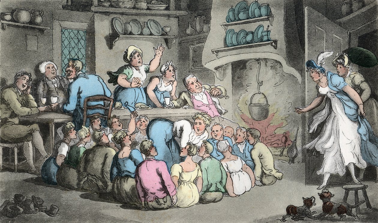 Cazando la zapatilla, ilustración de 