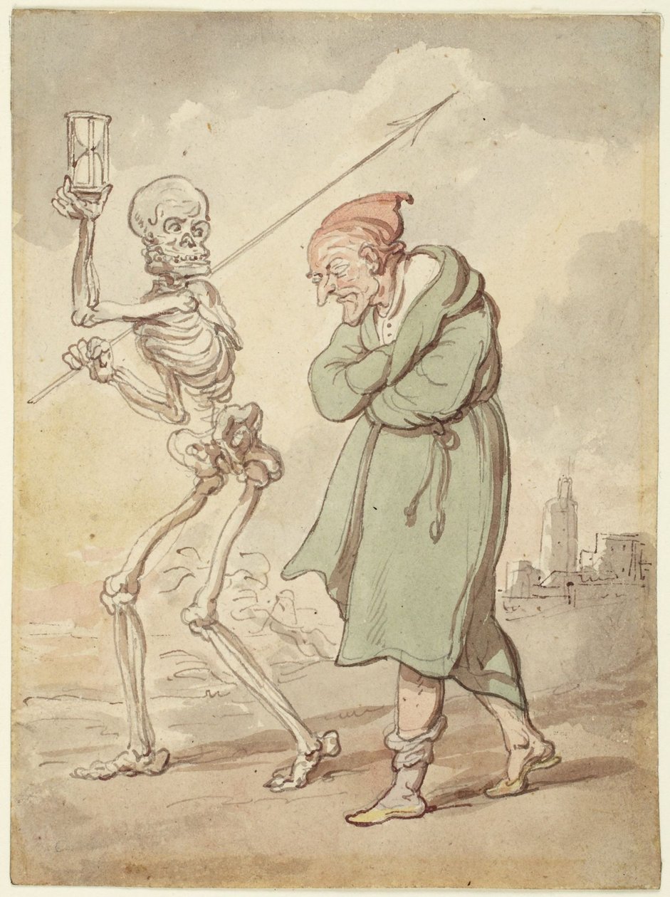 Ilustración para «La danza de la muerte» de Thomas Rowlandson