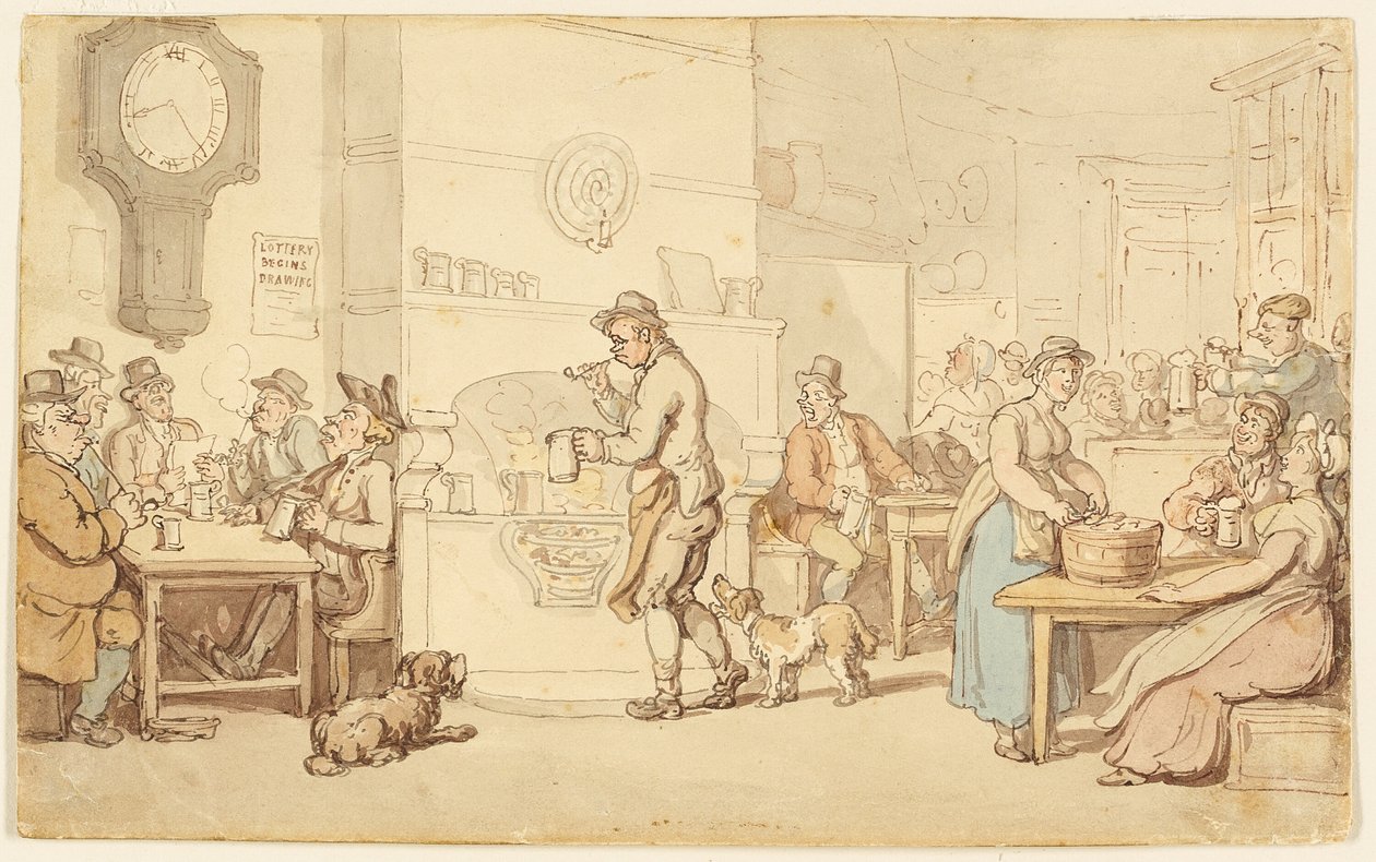 Interior de una Posada de Thomas Rowlandson