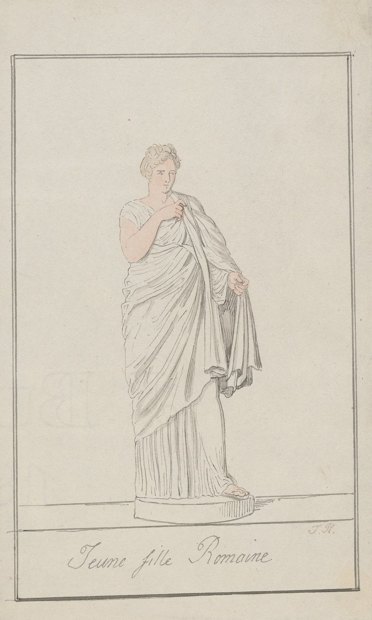 Joven romana de Thomas Rowlandson